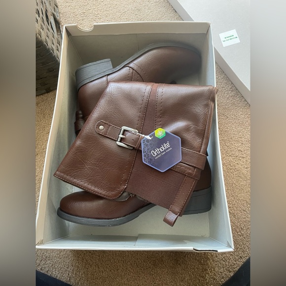 Brown Ortholite Boots Size 7 - Picture 5 of 6